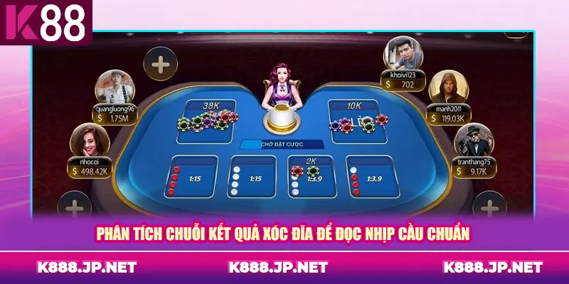 Phân tích chuỗi kết quả Xóc Đĩa để đọc nhịp cầu chuẩn